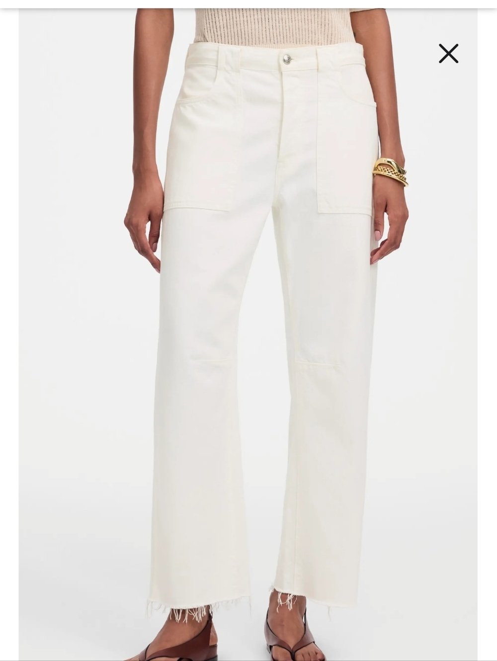 Madewell The Darted Barrel-Leg Jean Women's Size 31 NV533 - NWT!